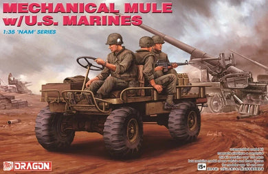 Dragon 1/35 US Mechanical MULE w US Marines 3317C OPEN BOX