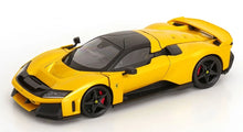 Load image into Gallery viewer, Bburago 1/18 Ferrari F80 2024 Giallo Tristrato Black Wheels Hypercar 18-16920