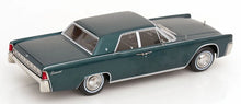 Load image into Gallery viewer, KK Scale 1/18 Lincoln Continental Sedan 1963 Matrix Reloaded Dark Green Met KDC181481