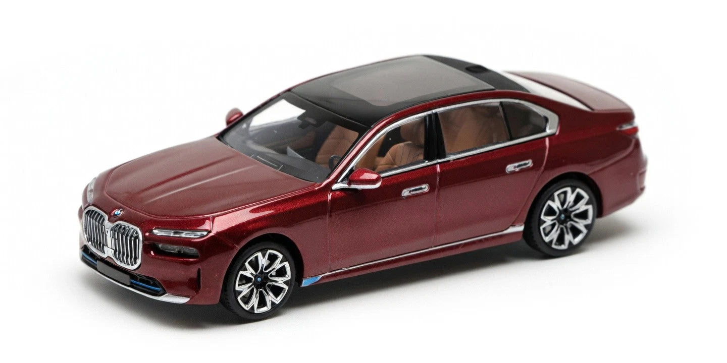 Minichamps 1/43 BMW I7 2023 Metallic Red 410024202 – Burbank's