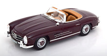 Load image into Gallery viewer, Norev 1/18 Mercedes Benz 300 SL Roadster 1957 Dk Red 183891