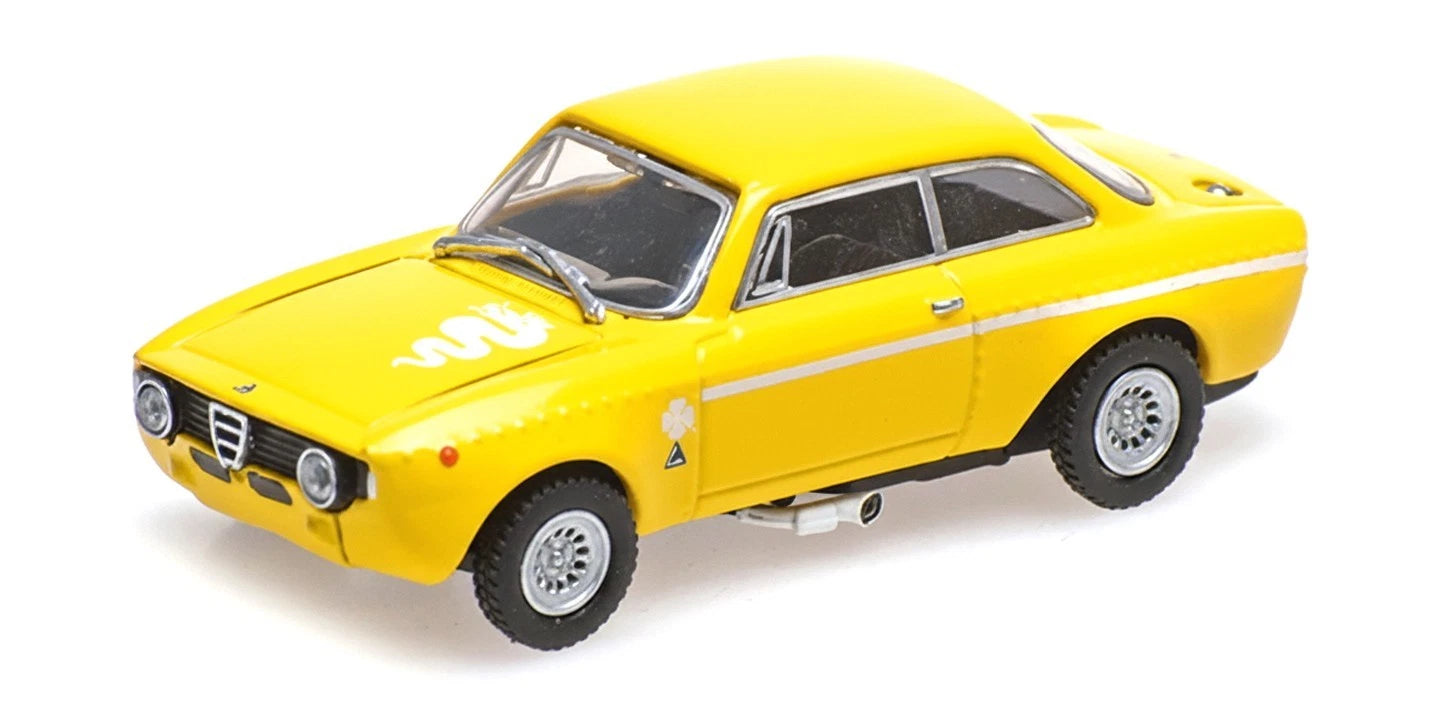 ミニカー Alfa Romeo GTA 1300 40th Anniversary Minichamps 1/87 HO Alfa Romeo GTA 1300 Junior 16972 Yellow