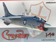 Load image into Gallery viewer, Eduard 1/48 US F-8 Crusader Limited Edition 11110C OPEN BOX with Brassin