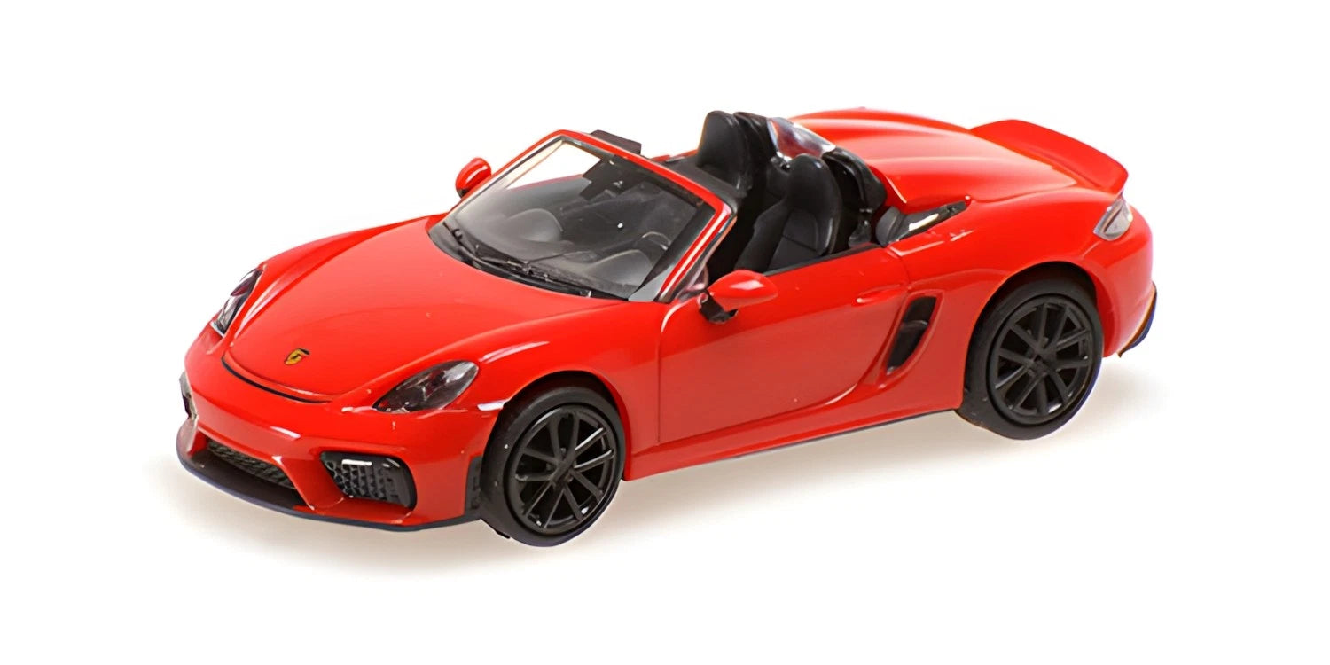 MINICHAMPS Porsche Boxster S 赤 Minichamps 1/87 HO Porsche 718 Spyder (981) 2019 Red 870067701 NEW