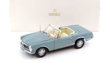Load image into Gallery viewer, Norev 1/18 Mercedes 230 SL (1963)  Horizon Blue 183992
