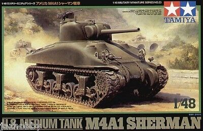 Tamiya 1/48 US M4A1 Sherman Medium Tank 32523