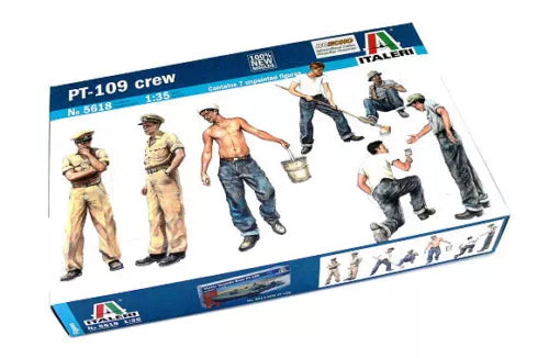 Italeri 1/35 PT-109 Crew, Sailors, Figures (7) 5618C OPEN BOX