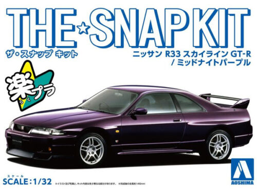 Aoshima SNAP KIT 1/32 Nissan Skyline GT-R R33 Midnight Purple 06454