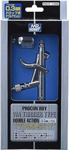 Mr. Hobby Procon Boy WA Trigger Type Double Action Platinum 0.3 PS275