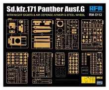 Load image into Gallery viewer, Ryefield Models 1/35 German Panther Ausf. G with Night Sights &amp; Air Defense Armor 5112