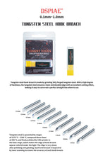 Load image into Gallery viewer, Dspiae HC-04 Element Tools Tungsten Steel Hook Broach 0.4mm