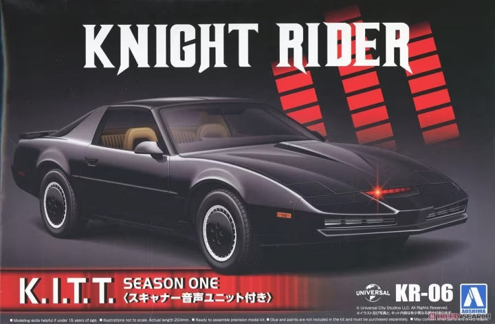 Aoshima Aoshima 1-24 Knight Rider K.I.T.T. Season IV Model Kit - Detailed Plastic Model | - Est.1935 Aoshima Aoshima 1-24 Knight Rider K.I.T.T. Season IV Model Kit - Detailed Plastic Model | - Est.1935