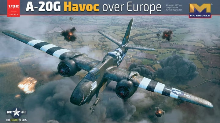 HK Models 1/32 US A-20G Havoc Over Europe 01E039