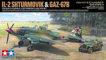 Load image into Gallery viewer, Tamiya 1/48 Russian IL-2 Shturmovik w/ GaZ-67B Field Car 25212