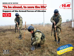ICM 1/35 Ukrainian Sappers "To be Ahead, to Save the LIfe" 35753