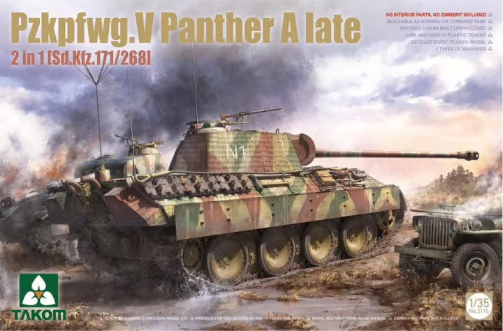 Takom 1/35 German PzKfw.V Panther A Late 2176
