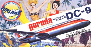 Hasegawa 1/200 Garuda DC-9 10503 – Burbank's House of Hobbies