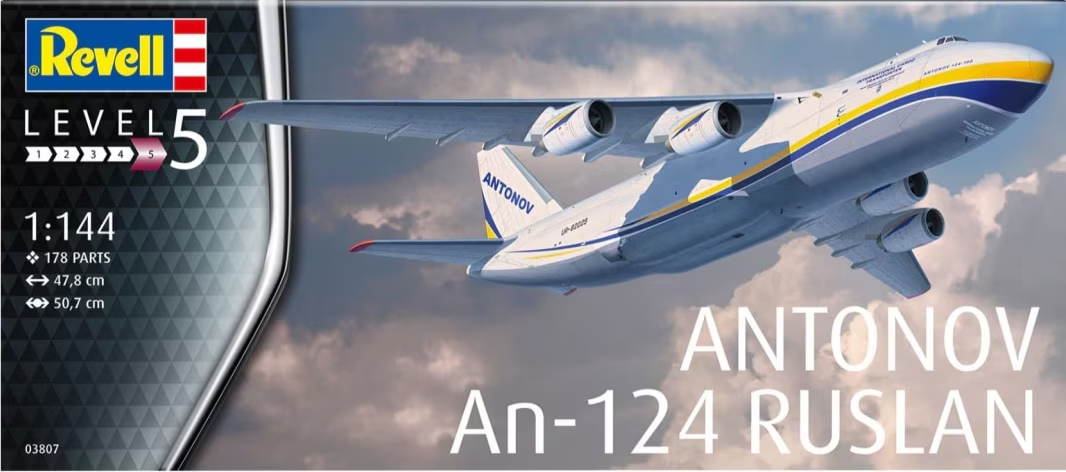 Revell 1/144 Antonov AN-124 Ruslan 03807 – Burbank's House of Hobbies