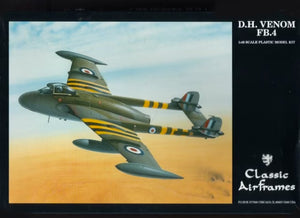 Classic Airframes 1/48 British DH Venom FB.4 No.4110 OPEN BOX SALE!