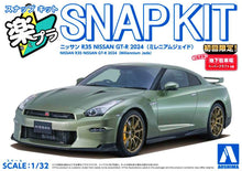 Load image into Gallery viewer, Aoshima Snap Kit 1/32 Nissan Skyline GT-R R35 Millennium Jade #03-MJ 06545'
