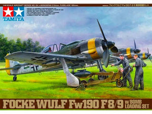 Tamiya 1/48 German Focke-Wulf FW190 F-89 Plastic Kit 61104