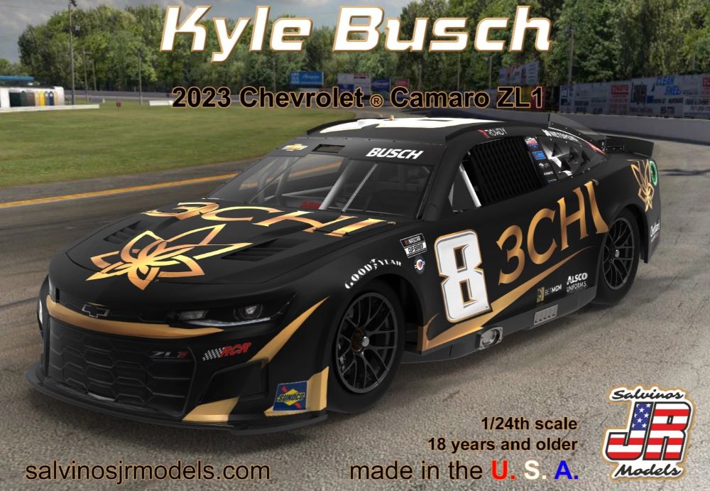 Salvinos 1/24 Kyle Busch #8 2023 Chevrolet Camaro ZL1 