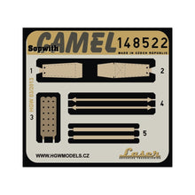 Load image into Gallery viewer, HGW 1/48 British Sopwith Camel Pre-Cut Microtextile/Photoetch Seatbelts 148522