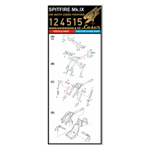 Load image into Gallery viewer, HGW 1/24 British Spitfire Mk.IX Airfix Microplastic/Photoetch Seatbelts 124515