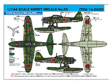 Load image into Gallery viewer, Sweet 1/144 Japanese A6M2-N Type 2 Floatplane 452nd Flying Group No.20