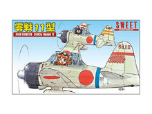 Load image into Gallery viewer, Sweet 1/144 Japanese A6M2a Model 11 Zero (2 Kits) #32 14132