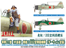 Load image into Gallery viewer, Sweet 1/144 Japanese A6M3 Model 32 Zero Fighter (2) No.21 14121