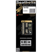 Load image into Gallery viewer, HGW 1/32 German Ta152 H-1/2 Textile Seatbelts with PE Buckles 132655'