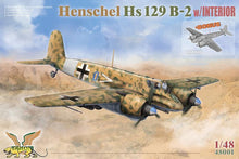 Load image into Gallery viewer, Takom 1/48 German Hs129B-2 w/INTERIOR + BONUS (CLEAR PARTS) 48001