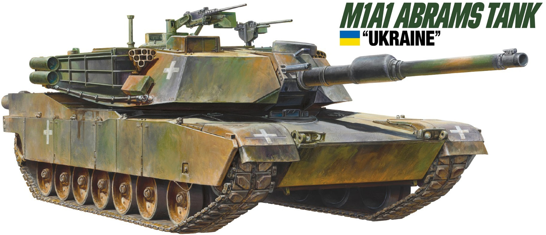 Tamiya 1/35 Ukrainian M1A1 Abrams 25216 – Burbank's House of Hobbies Tamiya 1/35 Ukrainian M1A1 Abrams 25216 – Burbank's House of Hobbies