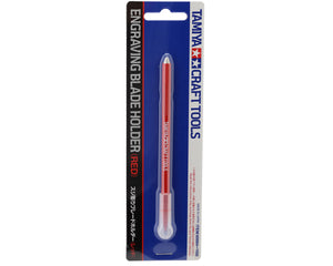 Tamiya 74139 Craft Tools Engraving Blade Holder Handle (Red
