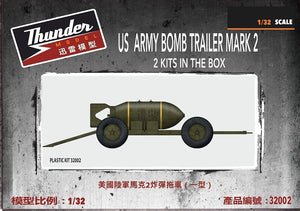 Thunder Model 1/32 US Army Bomb Trailer Mark 2 32002