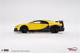 Top Speed 1/18 Bugatti Chiron Pur Sport Yellow TS0388 SALE