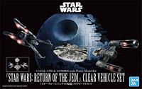 Load image into Gallery viewer, Bandai Star Wars: Return of the Jedi Clear Vehicle Set 5058212