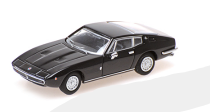 Minichamps 1/87 HO Maserati Ghibli Coupe 1969 Black 870123022