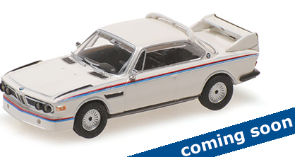 Minichamps 1/87 HO BMW 3.0 CSL 1973 White 870020124