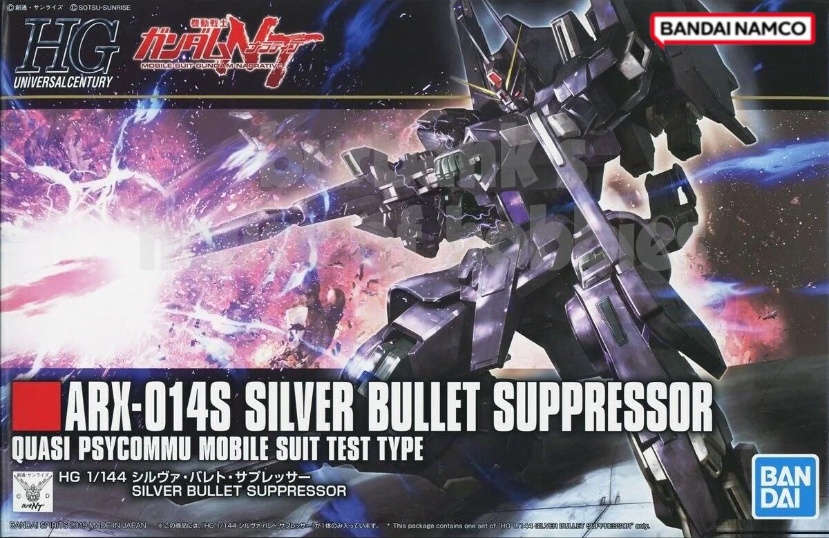Bandai 1/144 HG #255 Universal Century ARX-014S Silver Bullet Suppressor 5057694