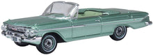 Load image into Gallery viewer, Oxford 1/87 HO 87CI61007 Chevrolet Impala Conv. 1961 Arbor Green
