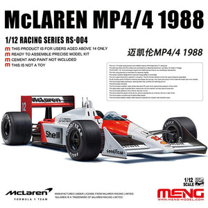 Meng 1/12 McLaren MP4/4 1988 RS-004