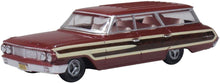 Load image into Gallery viewer, Oxford 1/87 HO 87FC64003 Ford Country Squire 1964 Vintage Burgundy