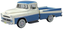 Load image into Gallery viewer, Oxford 1/87 HO 87DP57005 Dodge D100 Sweptside Pickup 1957 Blue / White