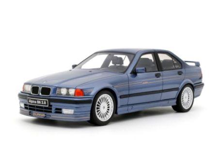  Alpina B6 2.8 1/18 ハイエンド樹脂自動車モデル Otto 1/18 ALPINA B6 2.8 Alpina (1192) Blue Metallic OT1180