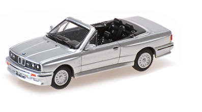 Minichamps 1/87 HO BMW M3 (E30) Convertible 1988 Silver 870020232