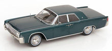 Load image into Gallery viewer, KK Scale 1/18 Lincoln Continental Sedan 1963 Matrix Reloaded Dark Green Met KDC181481