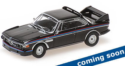 Minichamps 1/87 HO BMW 3.0 CSL 1973 Black 870020121