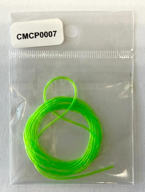 Hobby Dragon Colored Tubing Fluorescent Green 1.0mm x 1m CMCP0007